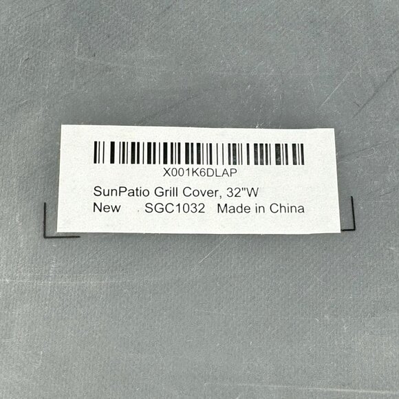 New SunPatio Grill Cover 32 inch Heavy Duty Waterproof New in Package - Picture 5 of 5